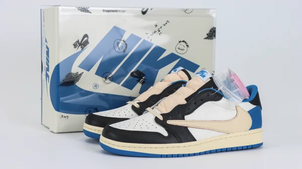 Travis Scott Fragment Design Jordan 1 Reps Low - Image 3