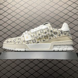 LOUIS VUITTON Trainer Low Top Board Shoes Light Brown