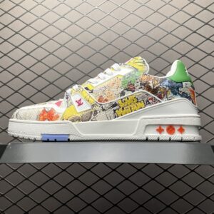 LOUIS VUITTON Trainer Low Top Board Shoes Pattern Colorful