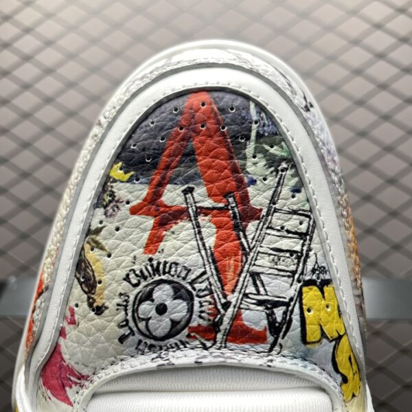 LOUIS VUITTON Trainer Low Top Board Shoes Pattern Colorful - Image 7