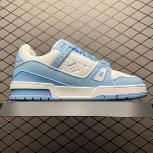 LOUIS VUITTON Trainer Low Top Board Shoes Blue White