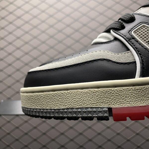 LOUIS VUITTON Trainer Low Top Board Shoes Black Gray - Image 6