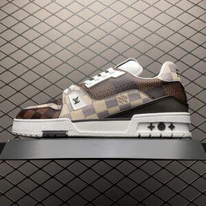 LOUIS VUITTON Trainer Low Top Board Checkerboard Brown